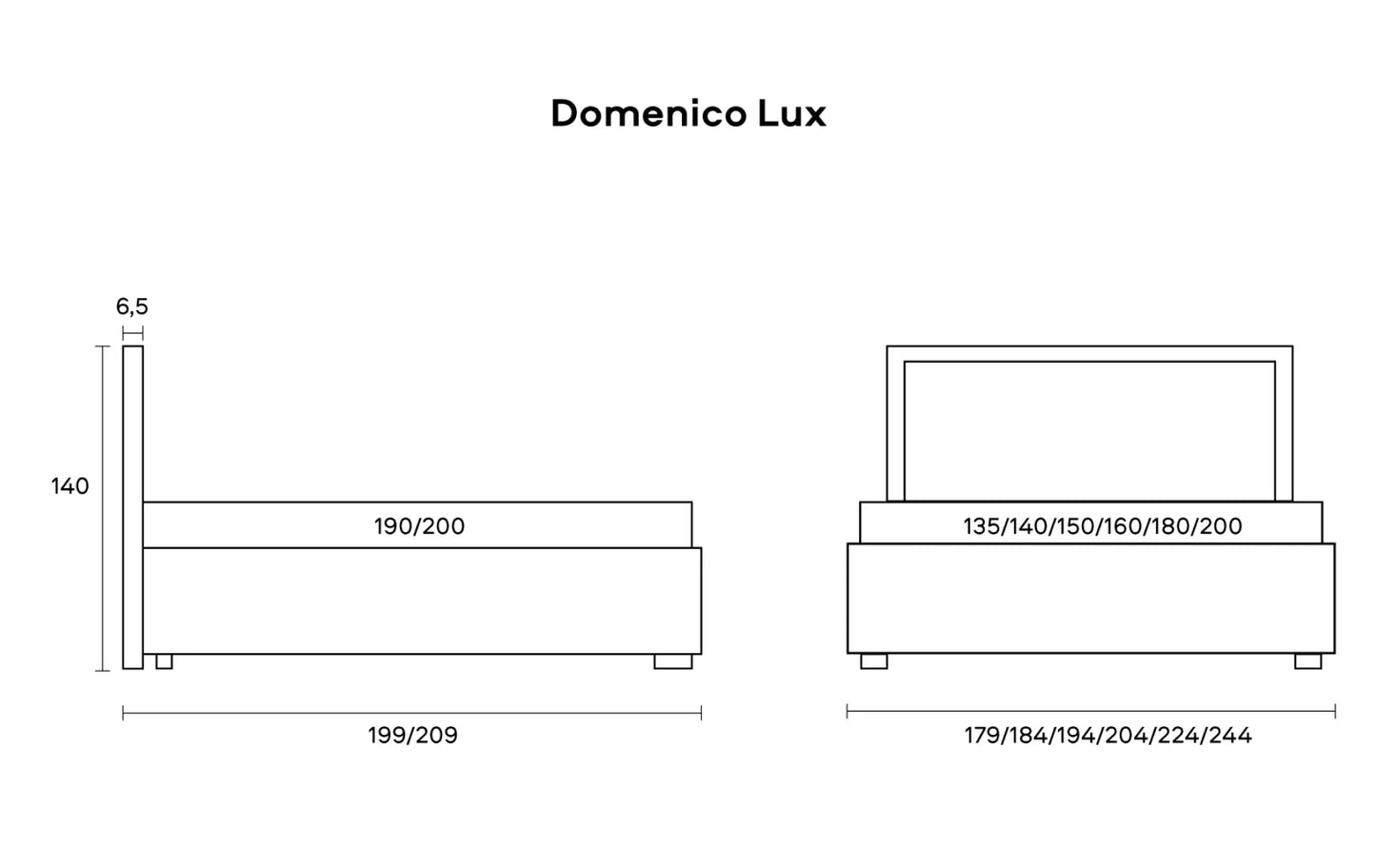 Domenico Lux Bed