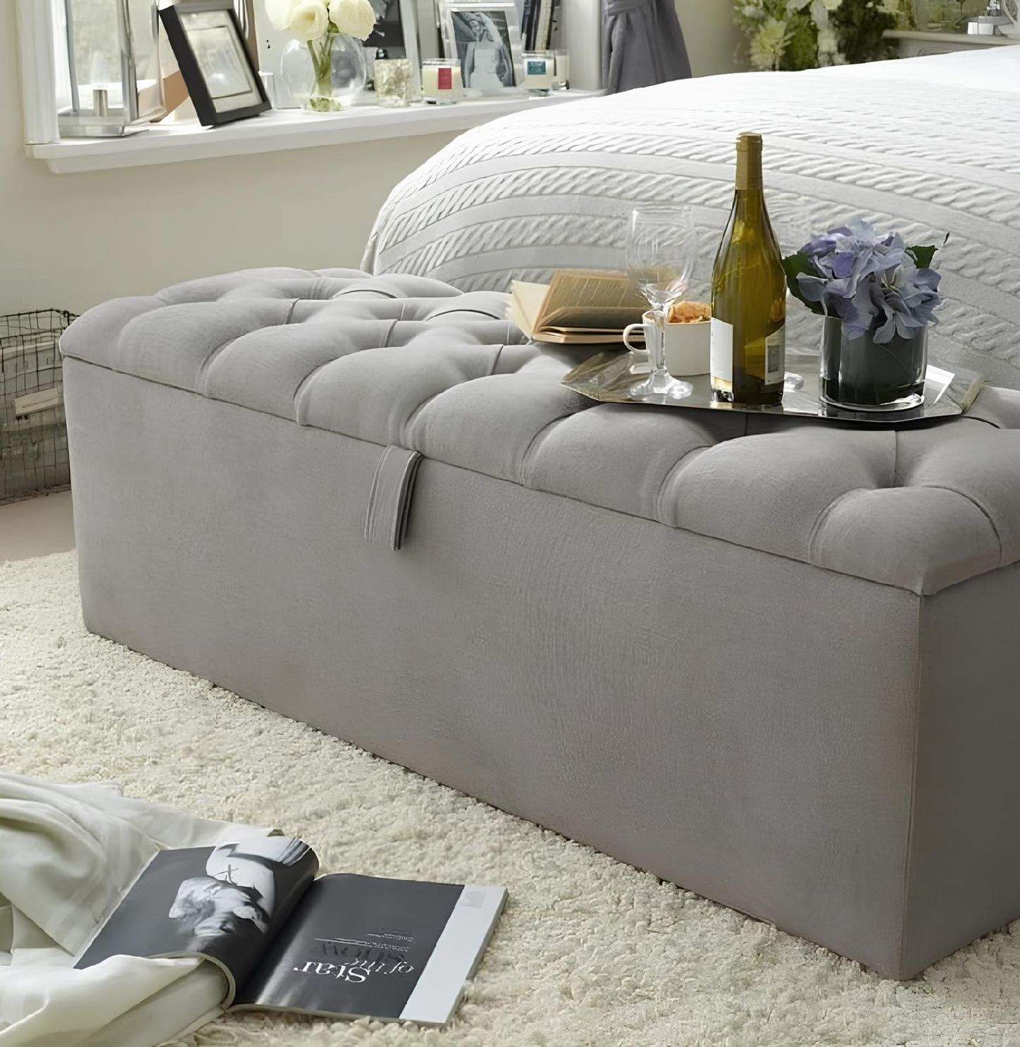 Chesterfield Ottoman Storage Box