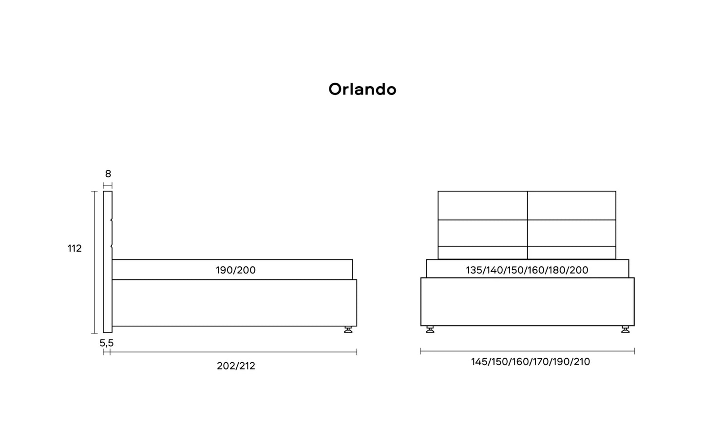 Bennett Mattress & Orlando Bed Bundle