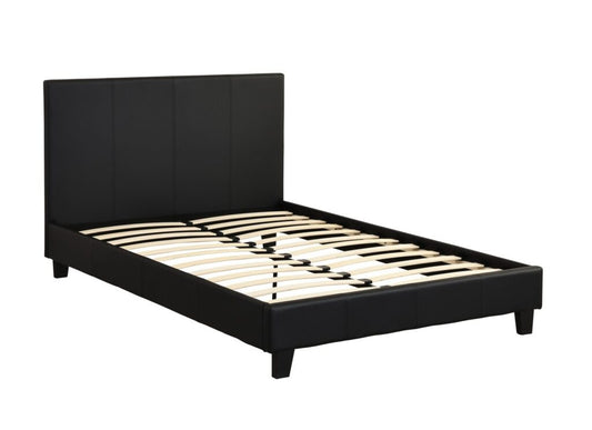 Stylish Divan Bed with Vertical Line Headboard – Comfort & Elegance